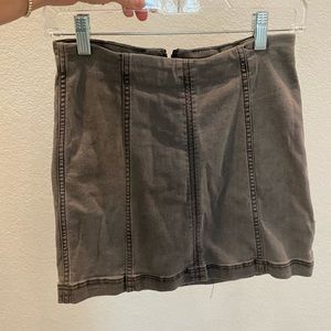 Grey wash, mini skirt